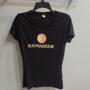 Black Women's Short Sleeve Sunwarrior Tee